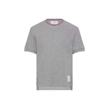 THOM BROWNE RWB stripe Cotton T shirt