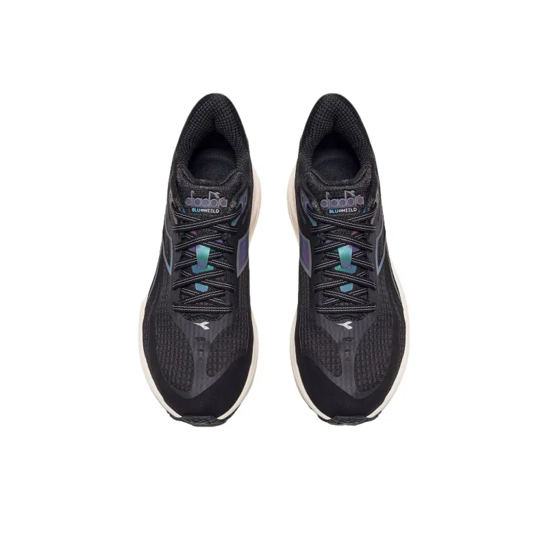 Diadora Anti Slip Wear Resistant Low Top Casual Running Shoes Women's Black-2