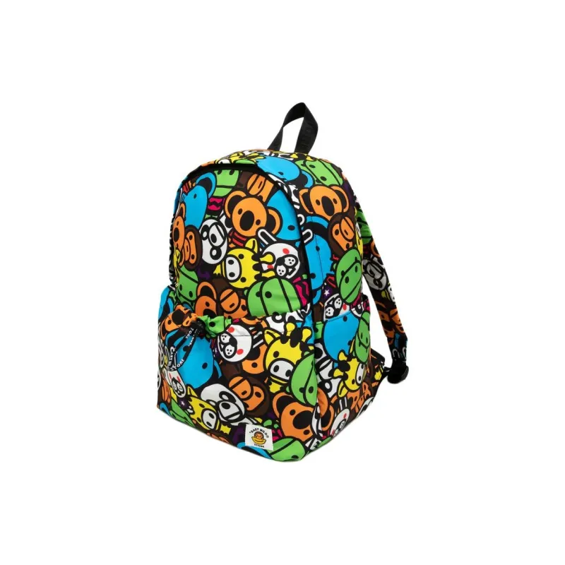 BABY MILO STORE BY A BATHING APE Fabric Backpack Unisex Camouflage-1