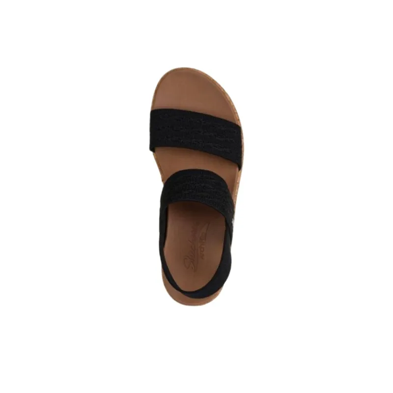 Skechers ARCH FIT BEVERLEE One Strap Sandals Women's Black-4
