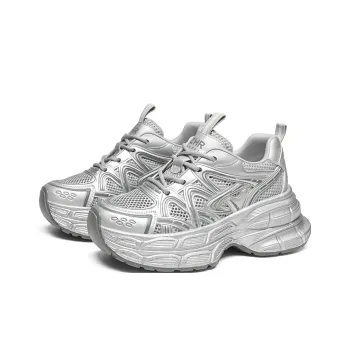 ZHR Super Star Era Cushioning Abrasion Resistant Breathable Low Top Chunky Sneakers Women's