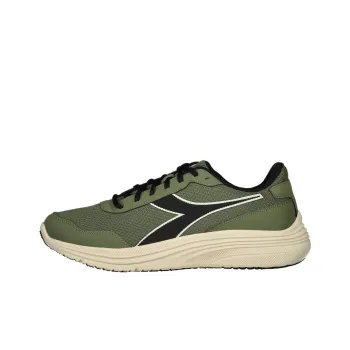 Diadora Anti Slip Wear Resistant Low Top Casual Running Shoes Men's Green