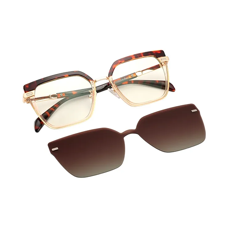 15 MINS TR/Memory Plastic Metal Irregular Shape Sunglasses Unisex-6