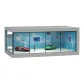 Car Showroom Scenario with Lights-Blue[Doll and Model Cars Not Included]