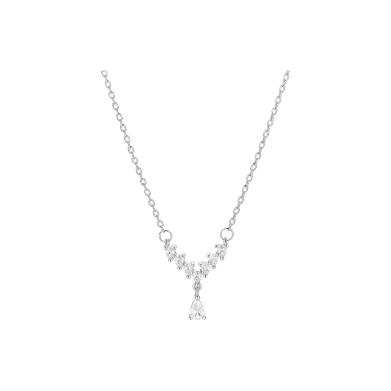 Clect Synthetic Cubic Zirconia Necklaces Women's-0