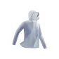[UPF100+]Frost Mist Blue (Mb Green Stripes Chest Logo)
