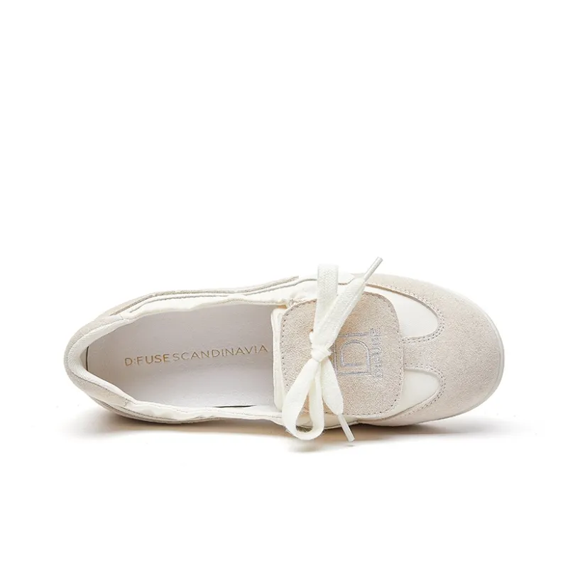 D FUSE SCANDINAVIA Lightweight Low Top Casual Shoes Women's Ecru-2
