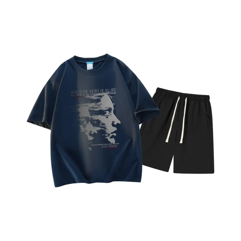 Small Columns Under The Sea Clothing Sets Unisex-8
