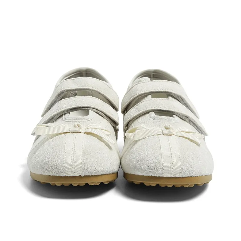 HUANQIU Slip Resistant, Abrasion Resistant, Lightweight Low Top Casual Shoes Women's Beige-4