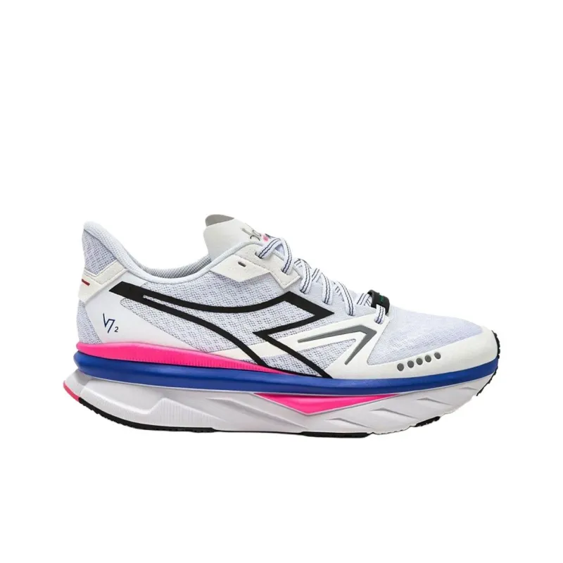 Diadora ATOMO V7000 Anti Slip Wear Resistant Low Top Casual Running Shoes Men's White-1