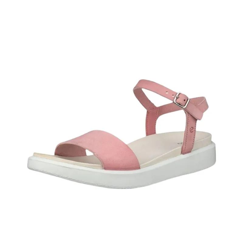 Ecco Flowt One Strap Sandals Women's Pink-1