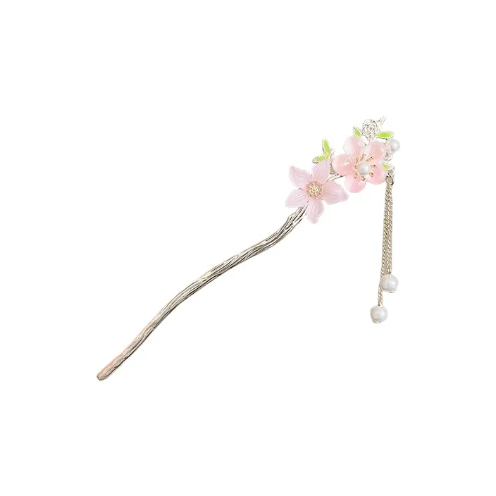 Water Jade Alloy Hairpins Women's-6