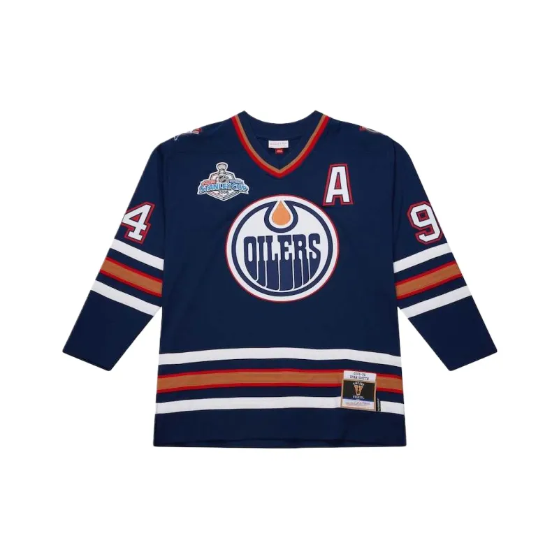 Mitchell Ness Edmonton Oilers 2005/06 Ryan Smyth Jersey-0
