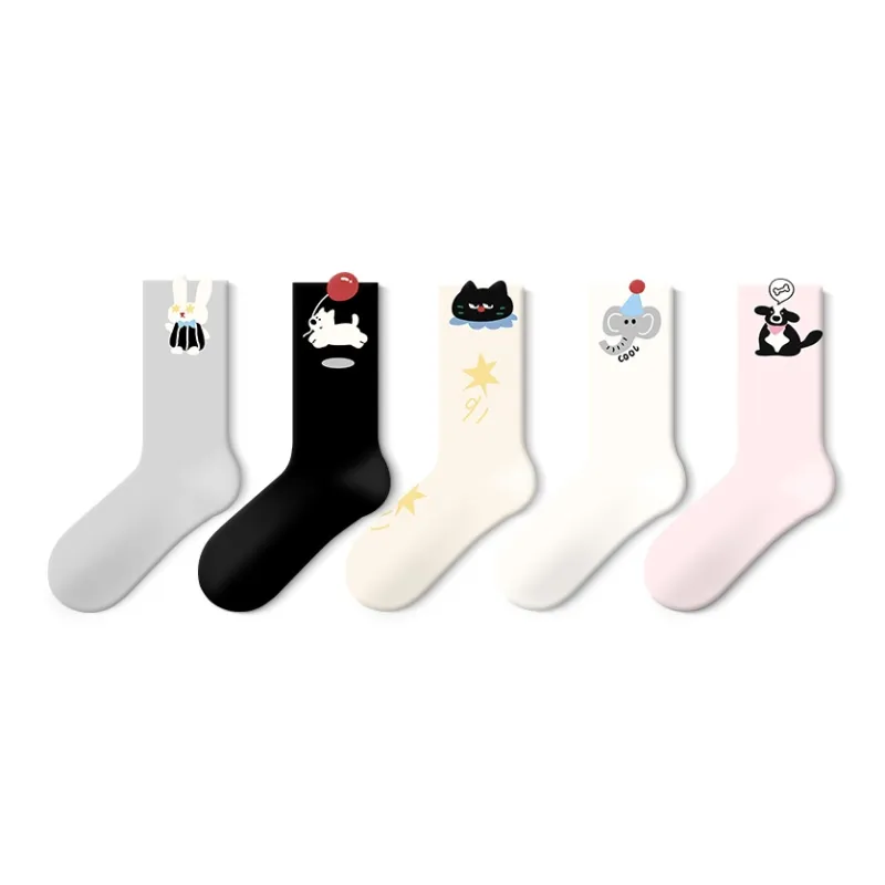 JKN Mid Calf Socks Women's 5 Pack-0