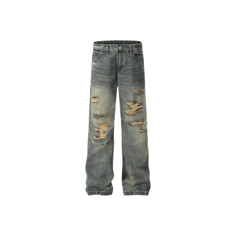 BABUGGE Jeans Unisex Vintage Blue-0