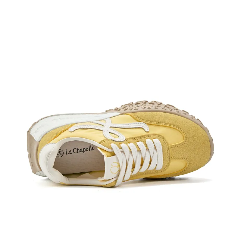 La Chapelle Wear resistant, Lightweight, Breathable, And Non slip. Low Top Casual Shoes Women's Lemon-2