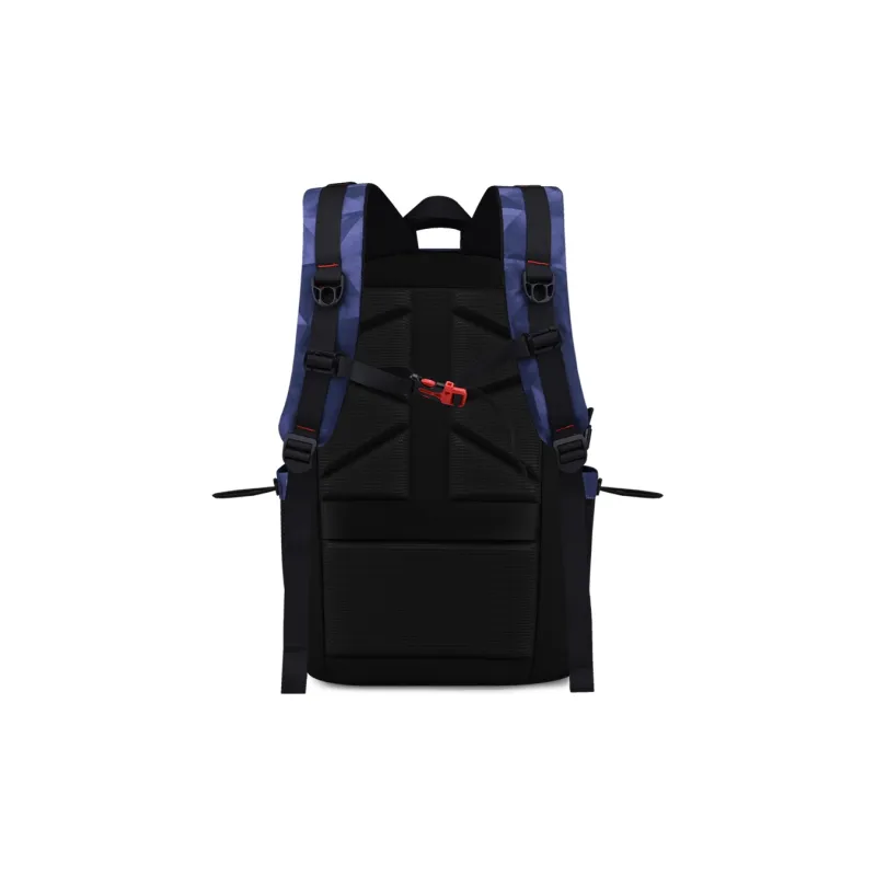 EDISON Repellent Oxford Cloth Backpack Regular Unisex Black Gray/Dark Blue/Black-9