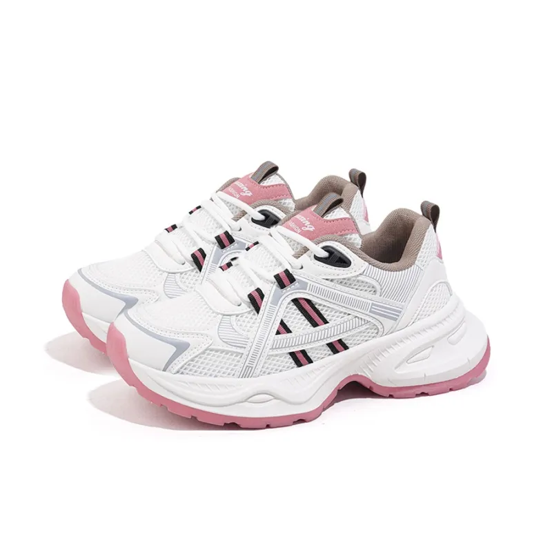 Gai Renpu Anti Slip And Wear Resistant Height Increasing Low Top Chunky Sneakers Women's-6