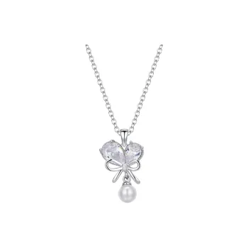 Barbie Titanium Steel Necklaces Women's Silver