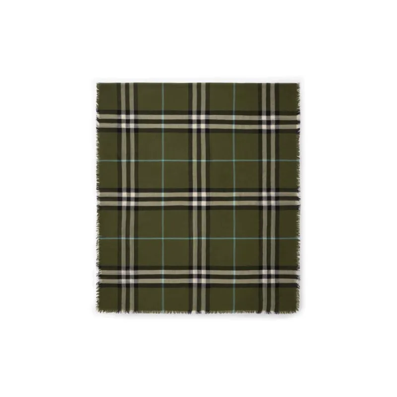 Burberry Knit Scarves Women's Green-0