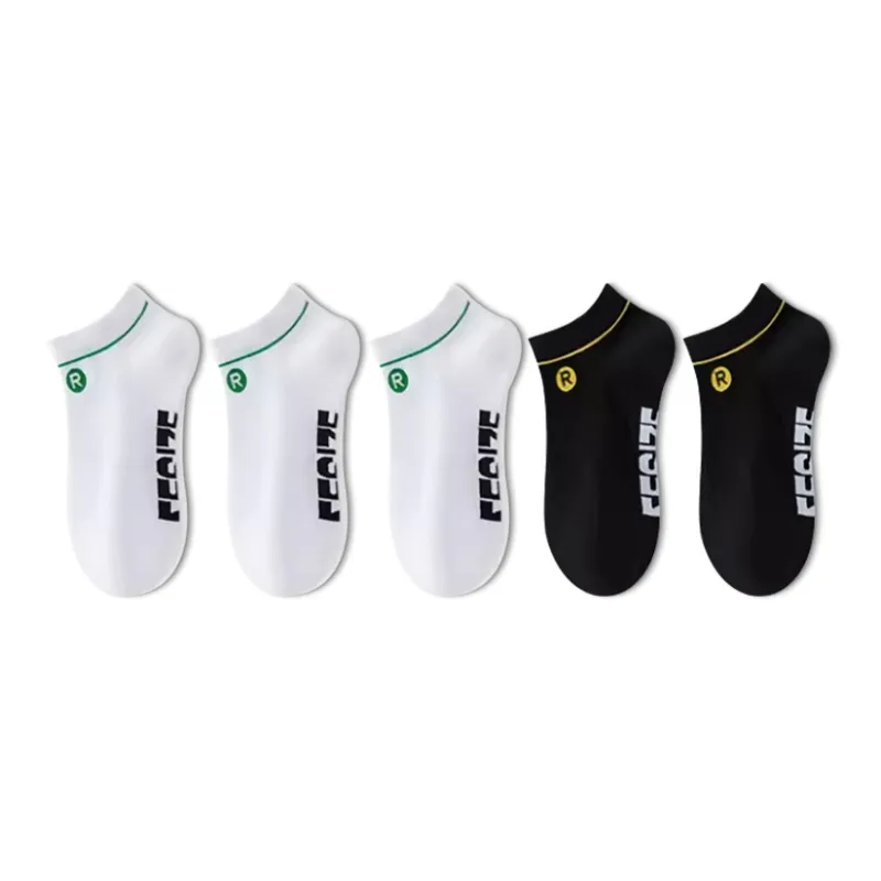 LUOLIAN Ankle Socks Men's 5 Pack-5