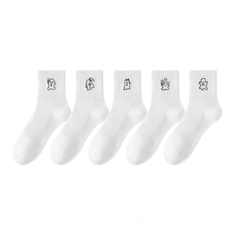 7 SEVFUN Mid Calf Socks Women's Combo Set-4
