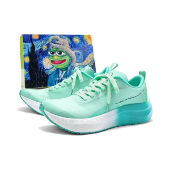 Pepe The Frog Cushioning Rebound Abrasion Resistant Lightweight Breathable Slip Resistant Low Top Running Shoes Unisex