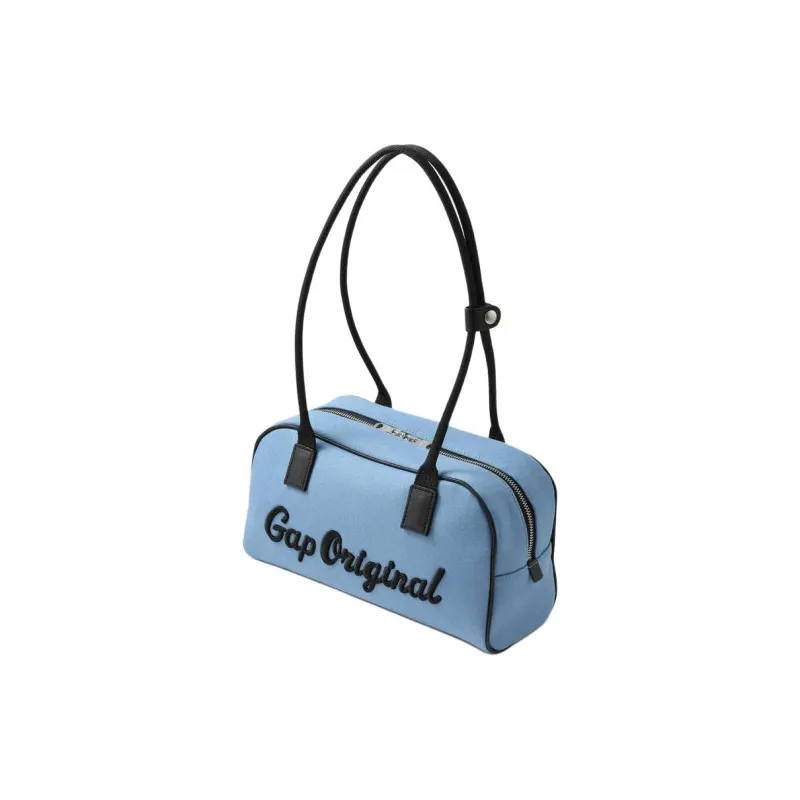 GAP Cotton Handbag, Shoulder Bag Trumpets Women's Khaki/Blue-3