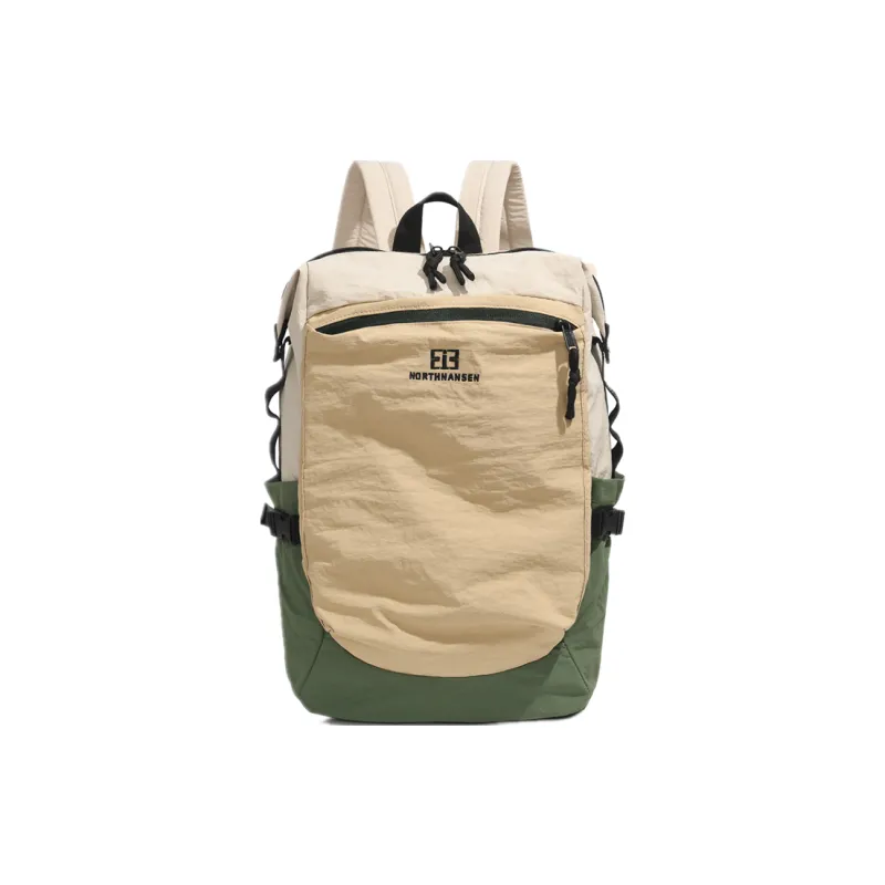 DALO Nylon Backpack Unisex Green/Khaki/Gray-4