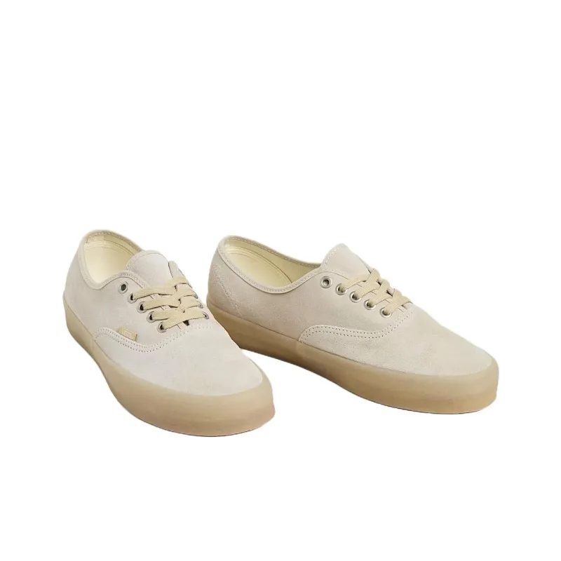 Vans Authentic Anti Slip Wear Resistant Low Top Skateboard Shoes Unisex Light Umber-1