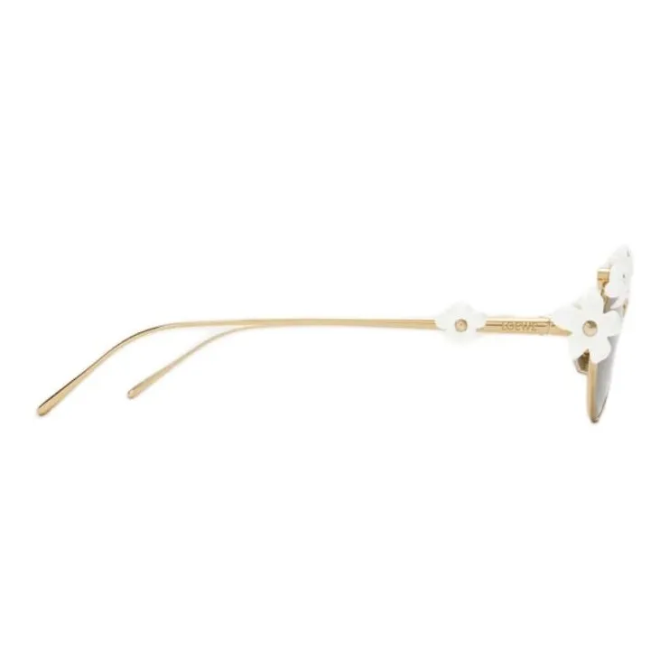 LOEWE Metal Round Sunglasses Women's Gold-2