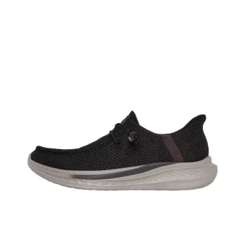 Skechers Relaxed Fit Low Top Casual Shoes Men's Black