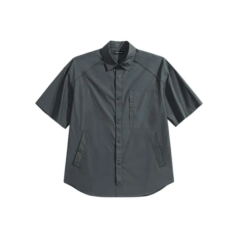 PEACEBIRD MEN Shirts Men Positive Gray 1-0