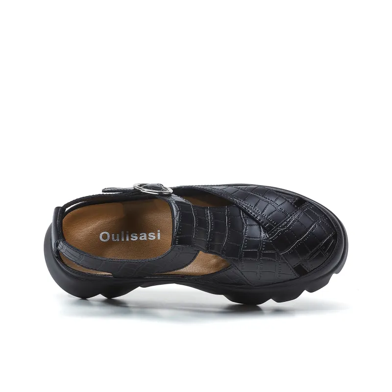 OULISASI Roman Sandals Women's-2