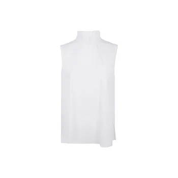 Sacai Rear button Mock neck Blouse