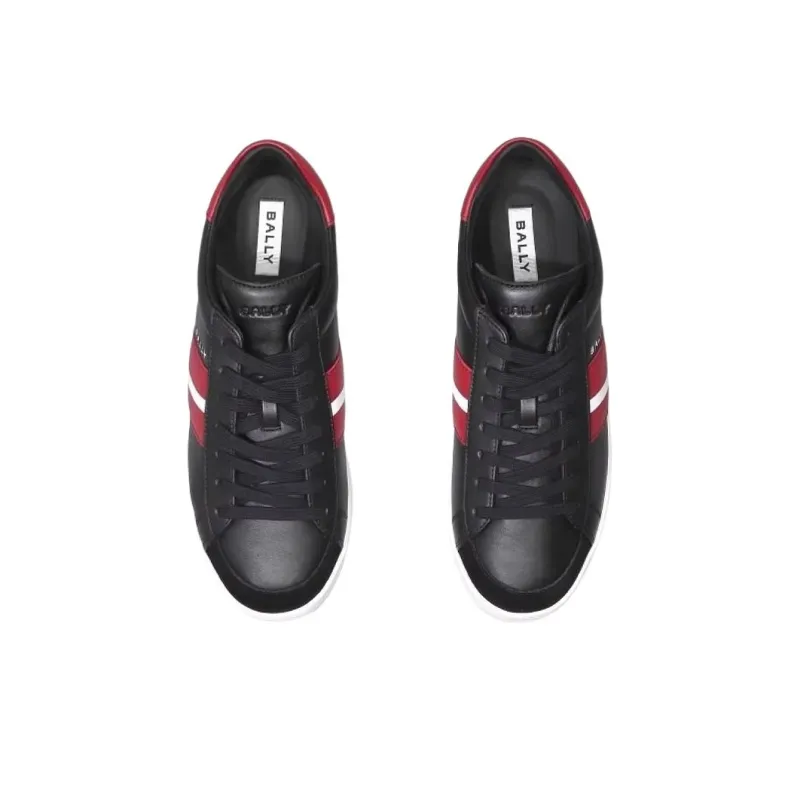 BALLY Low Top Skateboard Shoes Men's Black-2