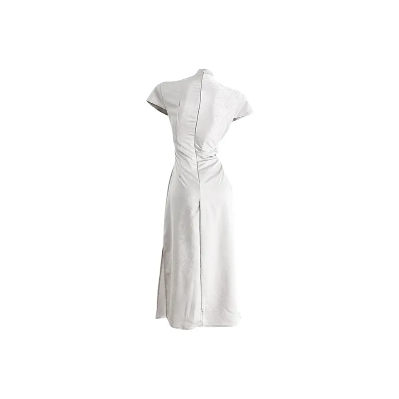 GUOZHEN Short Sleeved Dress Women's-1