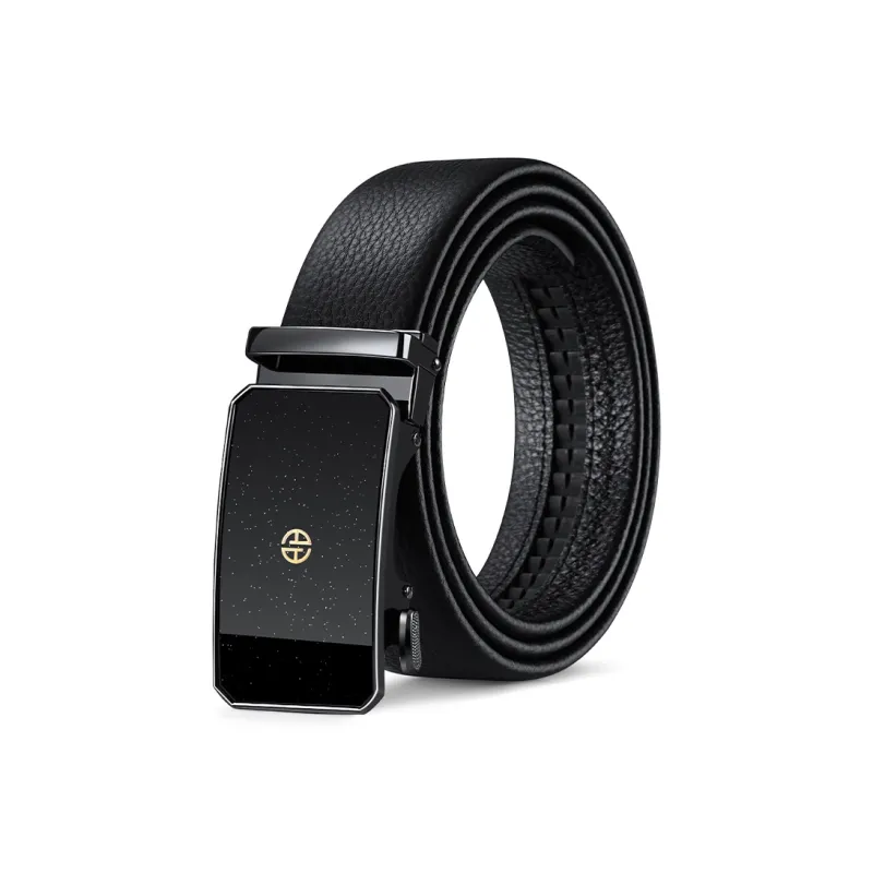 AOKANG Top Grain Cow Leather Belts Men's 3.5CM-0