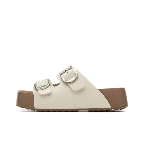 EBLAN Quick Dry Slide Slippers Women's Ecru