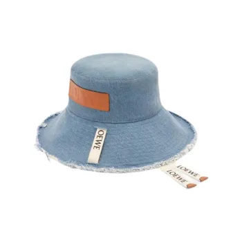 LOEWE Cotton Bucket Hats Women's Blue