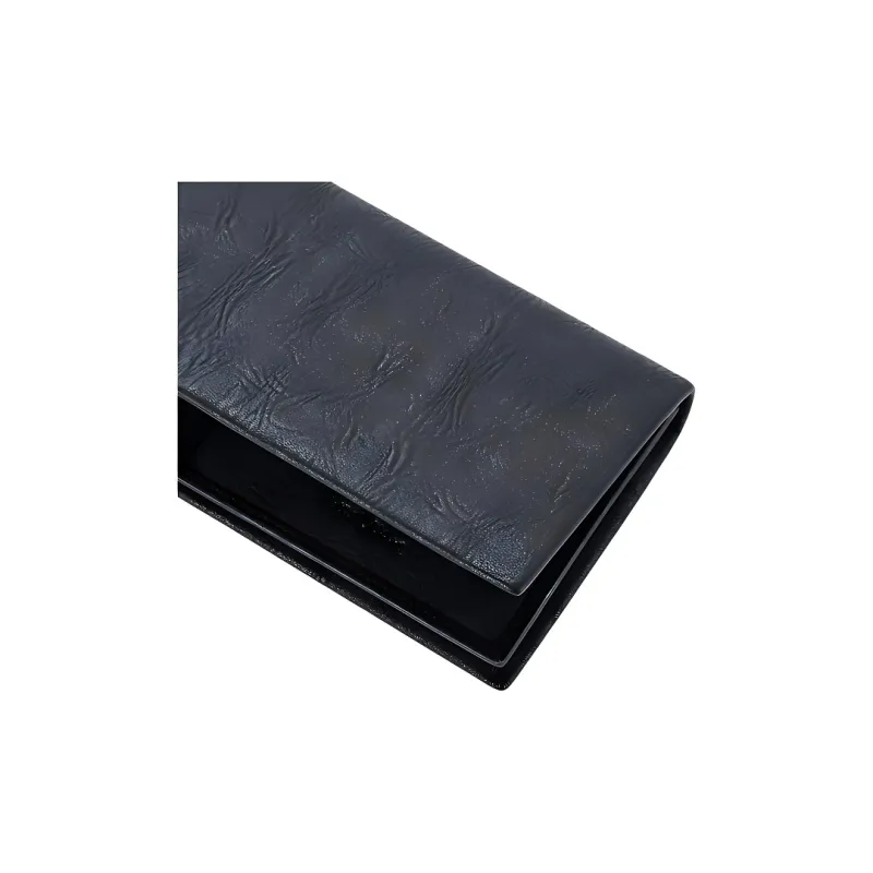 PIERRE CARDIN Cow Leather Wallet Regular Men's Black-3