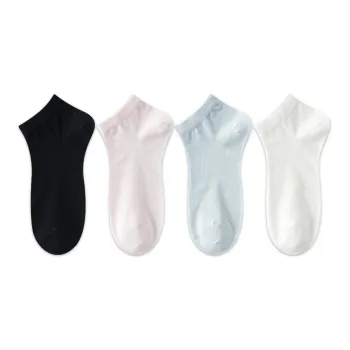 AUGUST No Show Socks Women's 4 Pack