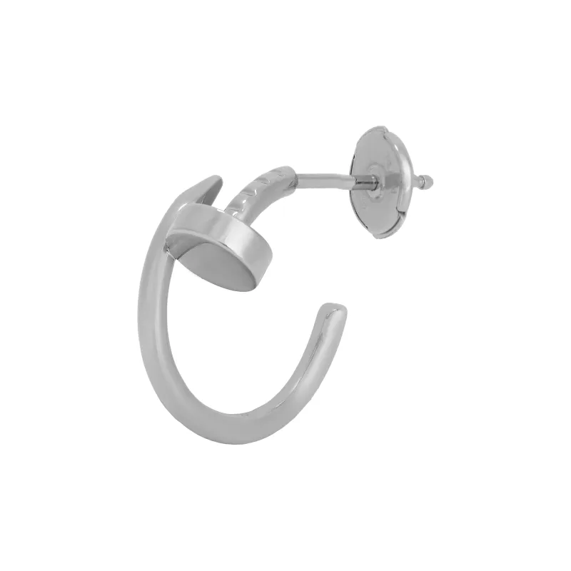 CARTIER 18K White Gold Earrings Women's-1