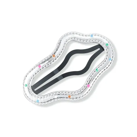 Specialoutlook Acrylic Hair Clips Women's-4