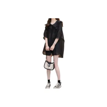 GOSO T Shirts Women's Classic Black[Slightly Transparent]