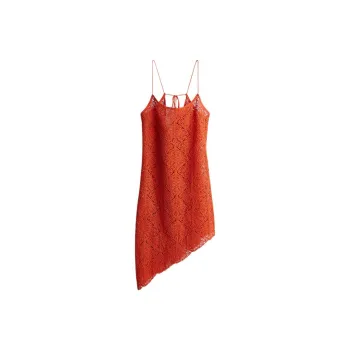 H&M Slip Dresses Women's Bright Orange