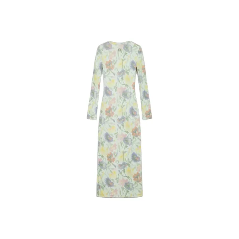 LOEWE Long Sleeved Dress Women's Multicolor-1