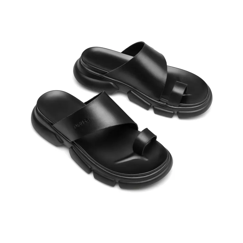 D FUSE SCANDINAVIA Slip Resistant Slide Slippers Men's Black-3