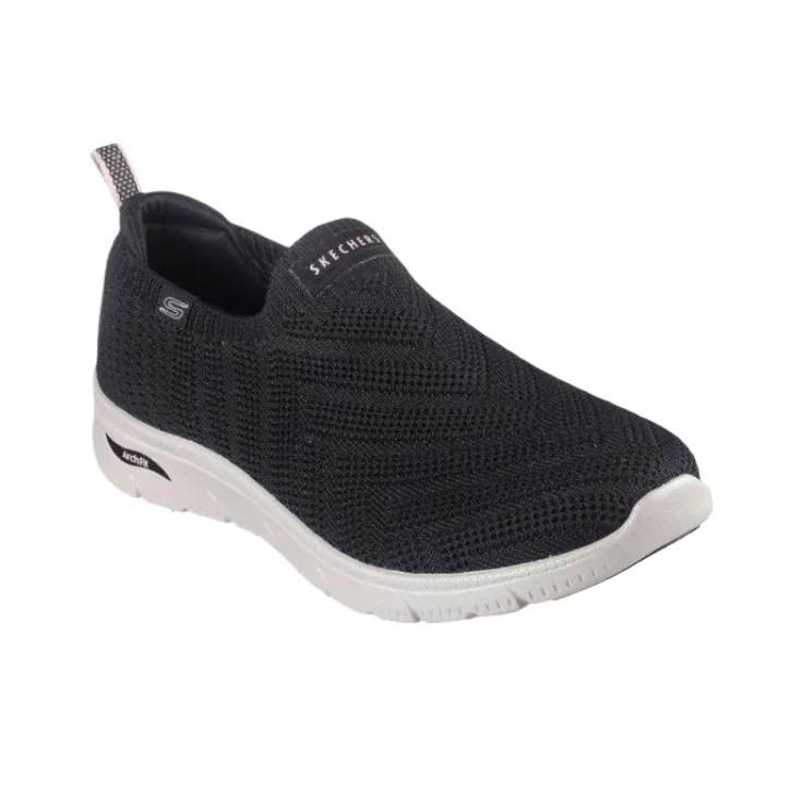 Skechers Arch Fit Refine 2.0 Low Top Casual Shoes Women's Black-2