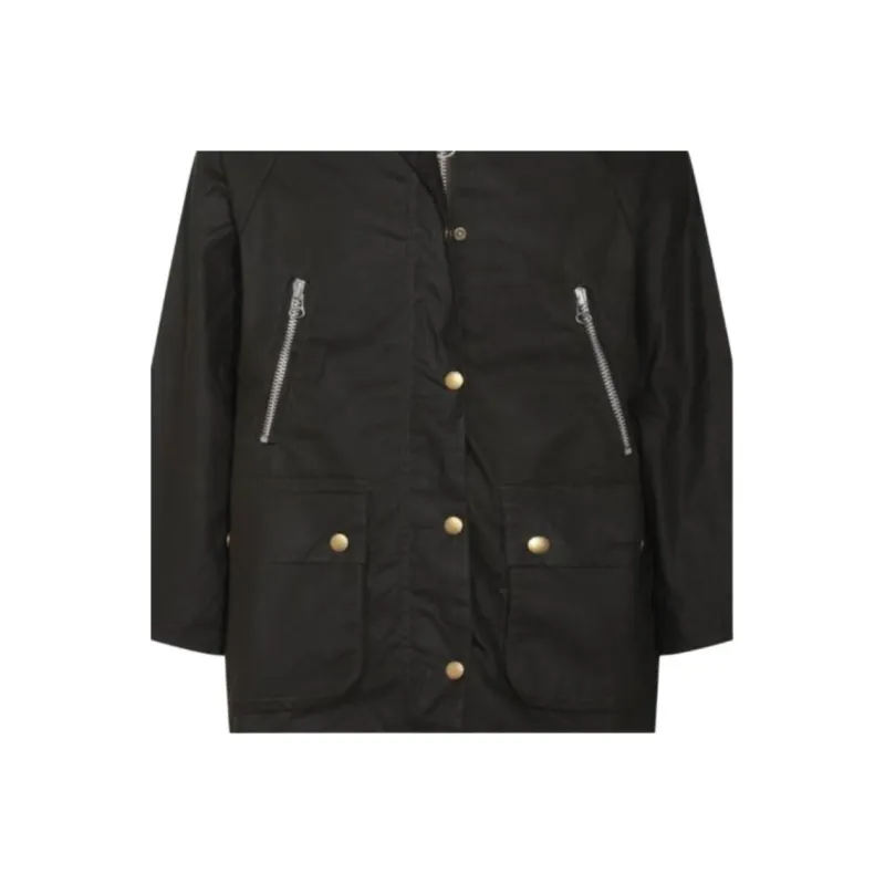 BARBOUR Lynne Press-Stud Fastened Jacket-4
